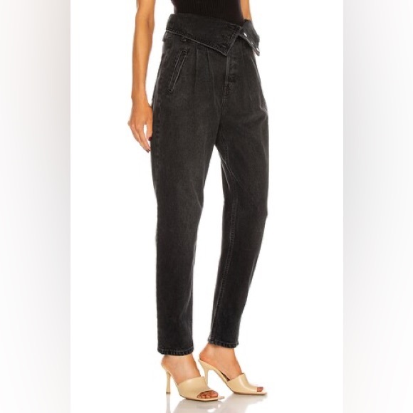 RE/DONE Originals 80s Fold Over Jean in Vintage Nior - Picture 2 of 14